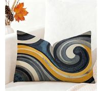 Funda Cojin 35x55 cm Naranja Funda Almohada Juego De 1 Fundas Cojines Marina de Guerra Terciopelo Cojines Rectangulares con Cremallera Invisible, Decorativos Navideña Jardín Sofá Dormitorio 1h-57