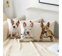 Funda Cojin 40x60 cm Beige Fundas Cojines Animal Funda Almohada Juego De 2 Terciopelo Rectángulo Cojines Exterior, Cremallera Invisible, Decorativos Jardín Sala de Estar Sofá Dormitorio Oficina 2s-665