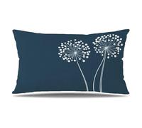 Funda Cojin 40x60 cm Juego de 3 Funda Almohada Marina de Guerra, Terciopelo Cojines para Sofa Impresión de Doble Cara Cojines Decorativos con Cremallera Invisible, Regalo Mujer (Diente de León) T9-186