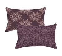 Funda Cojin 40x60 Juego de 2, MarróN Funda Almohada PatróN Patrón con Cremallera Invisible Diseño, Rectangular Fundas Almohadas 40x60cm, Doble Cara Estampado Terciopelo Cojines Sofa Decor,Model188