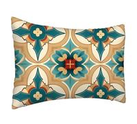 Funda Cojin 40x70 cm Verde Fundas Cojines Mandala Funda Cojín Rectangular Felpa Corta Suave Decorativos Funda de Almohada Sofa Cushion Covers Lumbar para Coche Silla Dormitorio Autumn Decor L-1043