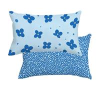 Funda Cojin 40x70 Juego de 2, Floral Fundas Cojines Impermeable Lino -4559