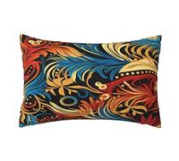 Funda Cojin 50x80 cm Fundas Cojines Vintage 2 Piezas, Plantas Cojines Decorativos, Fundas de Cojines, Lumbar Fundas Cojines Sofa Funda de Almohada, Sala de Estar Dormitorio Decoracion Hogar, S582