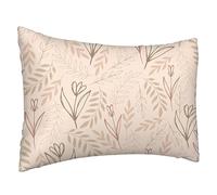 Funda Cojin 50x80 cm Verde Fundas Cojines Hojas Funda Cojín Sofá Rectangular Felpa Corta Suave Decorativos Funda de Almohada Sofa Cushion Covers Lumbar para Coche Silla Dormitorio Autumn Decor L-1059