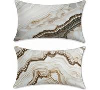 Funda Cojin 50x80 Juego de 2 Lino Cojines Sofa Moderno Funda Almohada Abstracción Cojines para Sofa Cojin Cama, Rectangular Fundas Cojin Impermeable, para Decorativos Jardin Salon Dormitorio s-877