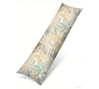 Funda Cojin 60x160 Planta Suave Terciopelo Rectangular Cojin Embarazada, Cojines Sofa con Cremallera Invisible, Sencillez Otoño Fundas Cojines, Hogar Dormitorios Decorativas Fundas Almohadas J-130