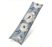 Funda Cojin 60x160 Rosa Suave Terciopelo Rectangular Cojin Embarazada, Cojines Sofa con Cremallera Invisible, Blanco Otoño Fundas Cojines, Hogar Salon Dormitorios Decorativas Fundas Almohadas J-78