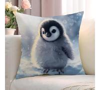 Funda Cojin 60X60 Animales De Dibujos Animados Almohada Lino Cuadrado Decoracion Hogar Elegante,Super Suave para Sofa Silla,Cremallera Invisible Ideal para Sofá Dormitorio