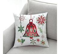 Funda Cojin 60x60 Luces De Navidad Fundas De Cojín De Felpa Corta Cojines,Decoracion Hogar Fundas para Cojines,Funda Cojin con Cremallera Oculta para Sofá,Dormitorio