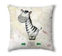 Funda Cojin 60x60 Zebra Gris Beige Fundas Cojines 60x60 Cojines para Sofa Decorativos para Cama Sala de Estar Jardín Coche Lino Lavable con Cremallera