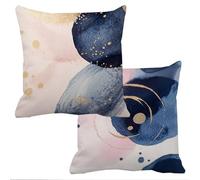 Funda Cojin 60x60cm Fundas Cojines Sofa para Exterior Abstracto Cojines Cama Fundas Almohadas Pack 2 Terciopelo Funda Cojin Exterior Impermeable Grandes Protector Moderno Decorativos Jardin f-15807