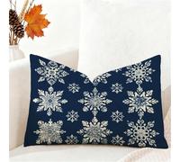 Funda Cojin 60x80 cm Marina de Guerra Funda Almohada Juego De 1 Fundas Cojines Invierno Terciopelo Cojines Rectangulares con Cremallera Invisible, Decorativos Navideña Jardín Sofá Dormitorio 1h-489