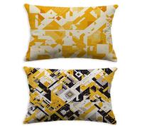 Funda Cojin 60x80 Juego de 2 Fundas Cojines Color Naranja Terciopelo Cojines Moderno,2026 Nuevo Rectángulo con Cremallera Oculta Cojin Sofa para Hogar Decoración Sofá Dormitorio Sala de Estar O-205C