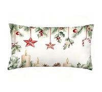 Funda Cojin 60x90 cm Juego de 1 Funda Almohada Beige, Lino Cojines para Sofa Impresión de Doble Cara Rectangular Cojines Decorativos con Cremallera Invisible, Cama Home Decoration (Verde) T9-18