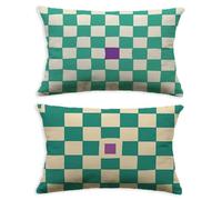 Funda Cojin 60x90 Juego de 2 Fundas Cojines Verde Terciopelo Cojines Enrejado,2026 Nuevo Rectángulo con Cremallera Oculta Cojin Sofa para Hogar Decoración Sofá Dormitorio Sala de Estar Oficina O-67C