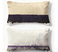 Funda Cojin 60x90cm Juego de 2 Fundas de Cojines Crema Cojines Sofa Sencillez,2026 Nuevo Rectangulares Terciopelo Impresión a Doble Cara Funda Almohada para Dormitorio Hogar Habitacion Decor O-778U