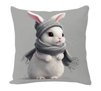 Funda Cojin 80X80 Animal Lindo Modernas Anti-Manchas y Transpirable, Super Suave con Cremallera Invisible, para Sofá Dormitorio