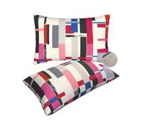 Funda Cojin Exterior Impermeable Juego de 2, Doble Cara Fundas de Cojines 30x50 cm Cojines Exterior Jardín, Cojin Impermeable Cojine Decorativos para Patio Balcones Camping (Nuvole/Fiore) -zt403