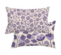 Funda Cojin Impermeable Lino Idílico, Funda Almohada 40x70 2 Piezas -4092