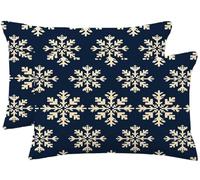Funda Cojin Juego de 2 Fundas Cojin 40x60 cm, Étnico Patchwork Cojines Cama Decorativos Patrón de Doble Cara, Rectangular Almohadas con Cremallera, Sofa Lumbar para Hogar Dormitorio Decoración m628