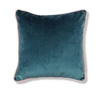 Funda cojín mueble 45x45 BASSETTI Granfoulard VELOUR verde