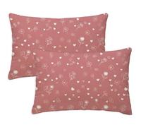 Funda Cojin Simple Fundas Cojines 50x70 cm Rectangular Cojin Sofa Juego de 2 Rural Cojines impresión a Doble Cara Felpa Corta Suave Fundas de Cojín para Dormitorio Coche Decoración del Hogar S-827