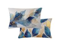 Funda Cojines 40x70cm Marina De Guerra Funda Cojin Exterior Impermeable Crema Cojines Sofa Juego de 2 Lino Cushion Covers Con Cremallera Invisible Para Salon Jardín Exterior Patio Decorativos T310