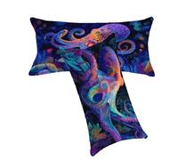 Funda Cojines 40x80cm PúRpura Fundas Cojin Animal Cojines Sofa Lino Fundas Cojine Decorativos Juego de 2 Cremallera Invisible Facile da Pulire Lavabile in lavatrice para Dormitorio Salón Sofá C0C166