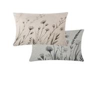 Funda Cojines 50x80cm Beige Funda Cojin Exterior Impermeable Marrón Cojines Sofa Juego de 2 Lino Cushion Covers Decorativos Con Cremallera Invisible Para Salon Jardín Exterior Patio Decorativos T112