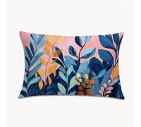 Funda Cojines Azul 60 x 90 cm Grande Funda Almohada para Sofa con Cremallera Oculta, Rosa Terciopelo Protector Almohada para Sala de Estar, Dormitorio, Decorativo Pillow Case para Navideño 2Y-272