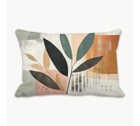 Funda Cojines Retro 40 x 70 cm Grande Funda Almohada para Sofa con Cremallera Oculta, Europa del Norte Lino Protector Almohada para Sala de Estar, Dormitorio, Pillow Case para Navideño 2Y-732