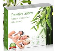 Funda Colchon 150x190 cm - 100% Bambu Impermeable Transpirable Y Hipoalergénica Cubrecolchón - Ajustable Cubre Colchon 150x200 Antiácaros