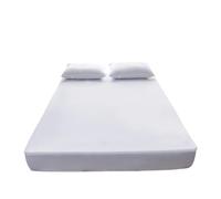 Funda Colchón Impermeable Funda de colchón Impermeable con Cremallera, Todo Incluido Seis Lados, Sábana Bajera Acolchada Queen(4,160x190x30cm 1pc)