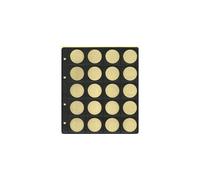 Funda Monedas Coleccionista PARDO Negra 20 Alojamientos