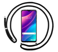 Funda Colgante Transparente para TCL 30 SE / 30E / 306 con Cordon Negro