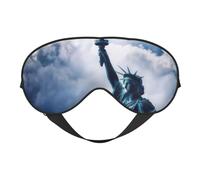 Funda cómoda con estampado de Estatua de la Libertad para todas las ocasiones, bloquea la luz, ideal para camping, turnos, bloquea bien la luz