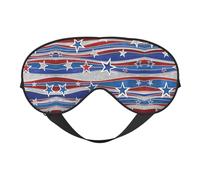 Funda cómoda con estampado de estrellas patrióticas para el Día de la Independencia para todas las ocasiones, bloquea la luz, ideal para camping, turnos, bloquea bien la luz