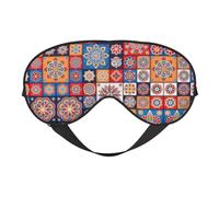 Funda cómoda con estampado retro Flowwer para todas las ocasiones, bloquea la luz, ideal para camping, turnos, bloquea bien la luz