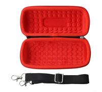 Funda compacta de EVA para JBL Flip 7 perfecta para aventuras al aire libre (rojo)