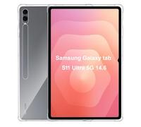 Funda Compatiable con Samsung Galaxy Tab S11 Ultra 5G 14.6" 2025 Cover Ultra Fina Silicona Transparente Soft TPU Carcasa Protector Airbag Anti-Choque Caso