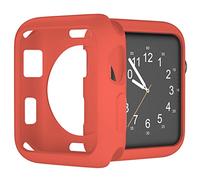Funda compatible con Apple Watch Series 3/2/1 de 42 mm, accesorios de cubierta YINVA para iWatch de 42 mm (rojo)