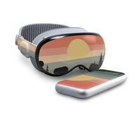 Funda compatible con Beats Solo 4 - Sunset Forest - Vinilo protector premium 3M - F cil de aplicar | Fabricado en EE. UU. por MightySkins