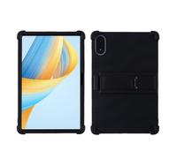 Funda Compatible con Blackview Mega 3 12.1", Funda de Silicona for Airbag | Soporte for tableta, protección de esquina de airbag, silicona a prueba de golpes, soporte incorporado(Black)