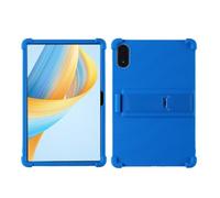 Funda Compatible con Blackview Mega 3 12.1", Funda de Silicona for Airbag | Soporte for tableta, protección de esquina de airbag, silicona a prueba de golpes, soporte incorporado(Dark Blue)