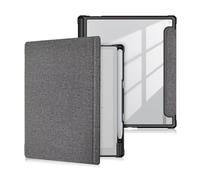 Funda Compatible con Boox Go 10.3 Gen II Lumi 2026 ePaper E Ink Tableta, Cubierta Protectora Trasera Transparente Dura con Soporte para bolígrafo, Encendido/Apagado automático(Gray)