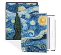 Funda Compatible con Boox Go 7 Color (Gen I/II 2024/2025) de 7 Pulgadas con función de Apagado automático. Carcasa Delgada y Ligera de Piel sintética para Go 7 B/N.(Starry Sky)
