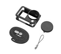 Funda compatible con DJI Osmo Action 6, cubierta de silicona con tapa protectora para lente, carcasa