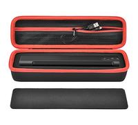 Funda compatible con Epson Workforce ES-50/ES-60W/ES-55R/ ES-65WR/ DS-30/DS-70/DS-80W escáner portátil de documentos alimentados con hojas, almacenamiento para escáner Epson para PC y Mac- negro (solo caja)