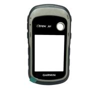 Funda compatible con Garmin eTrex 30/30x/20/20X/10/10X Series Cubierta frontal con botones de vidrio, cubierta de repuesto de reparación manual (gris, eTrex 30)