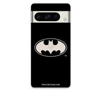 Funda Compatible con Google Pixel 8 Pro Oficial de DC Comics Batman Logo Transparente para Proteger tu móvil. Carcasa de Silicona Transparente Flexible con Licencia Oficial de DC Comics